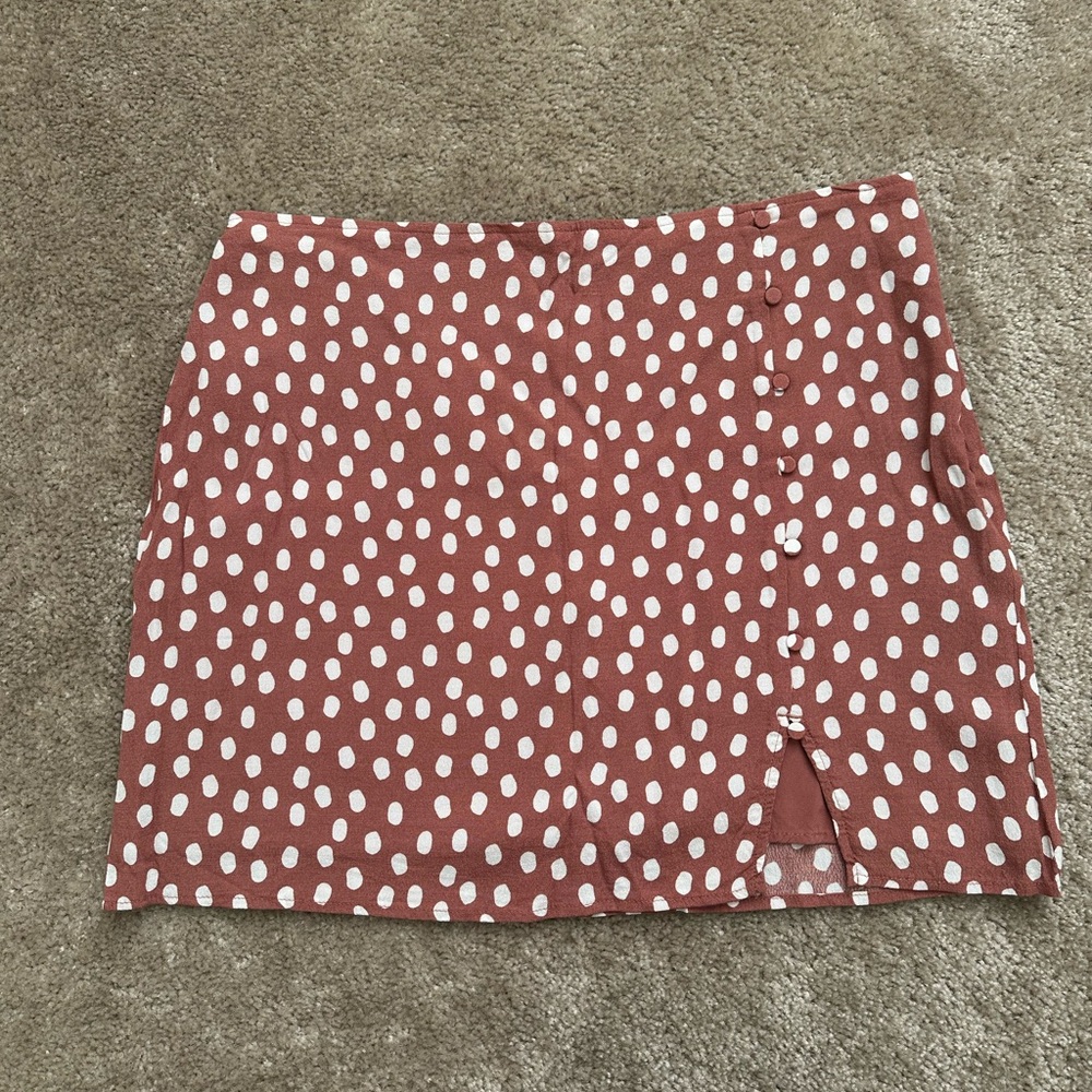 Abercrombie & Fitch Polka Dot Mini Skirt